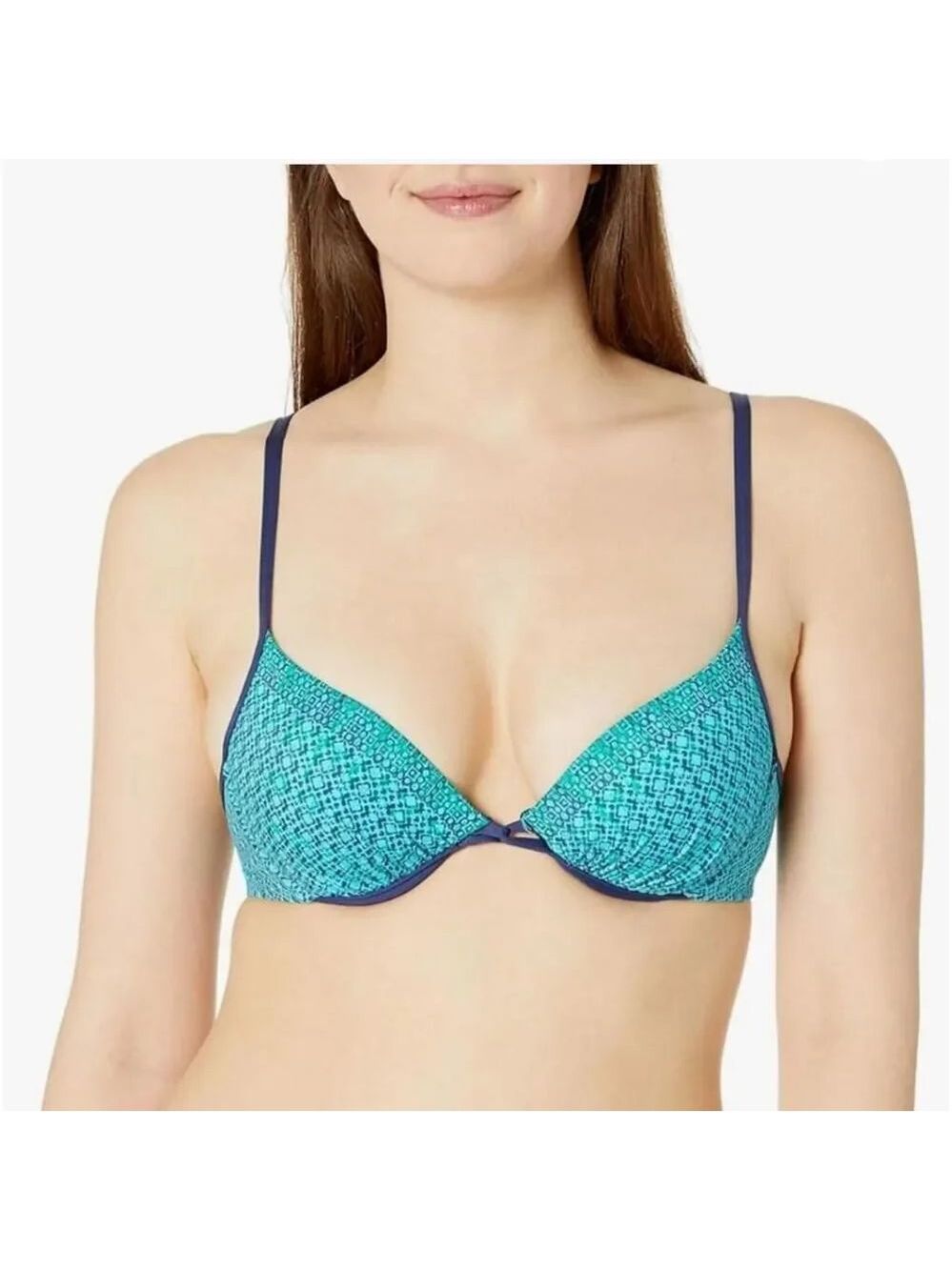 Women's Athena Blue and Green Underwire Bra Sz 14 NWT